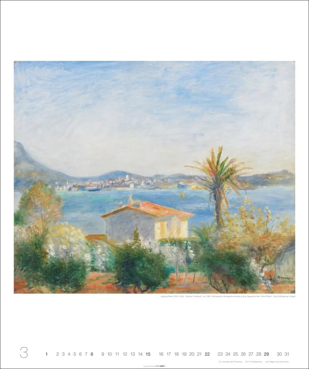 Bild: 9783839902431 | Auguste Renoir Edition Kalender 2026 | Auguste Renoir | Kalender