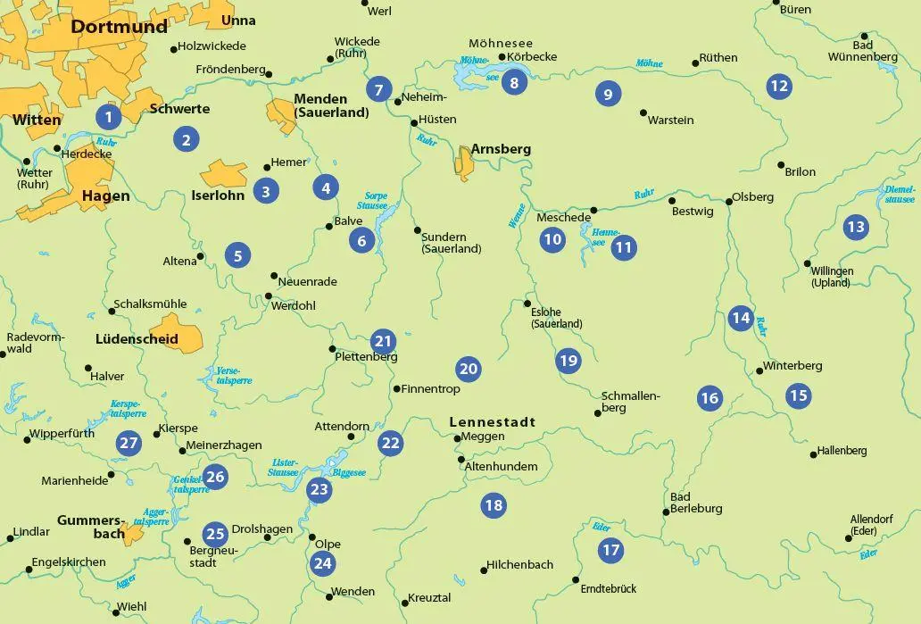Bild: 9783969902431 | Die 27 schönsten E-Bike Touren im Sauerland | Oliver Kockskämper