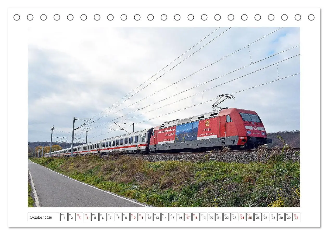 Bild: 9783457372531 | Die Baureihe 101 der Deutschen Bahn (Tischkalender 2026 DIN A5...