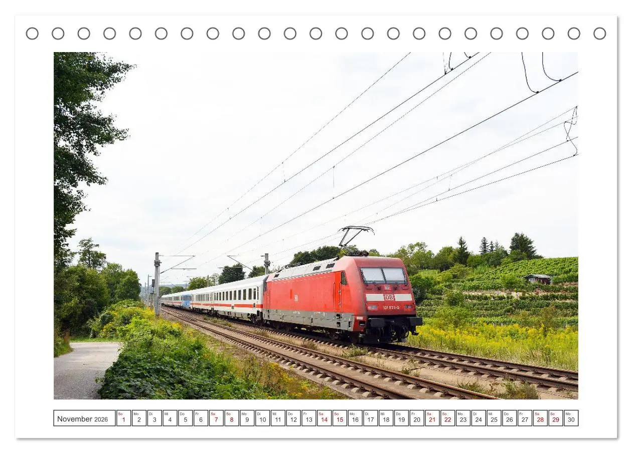 Bild: 9783457372531 | Die Baureihe 101 der Deutschen Bahn (Tischkalender 2026 DIN A5...