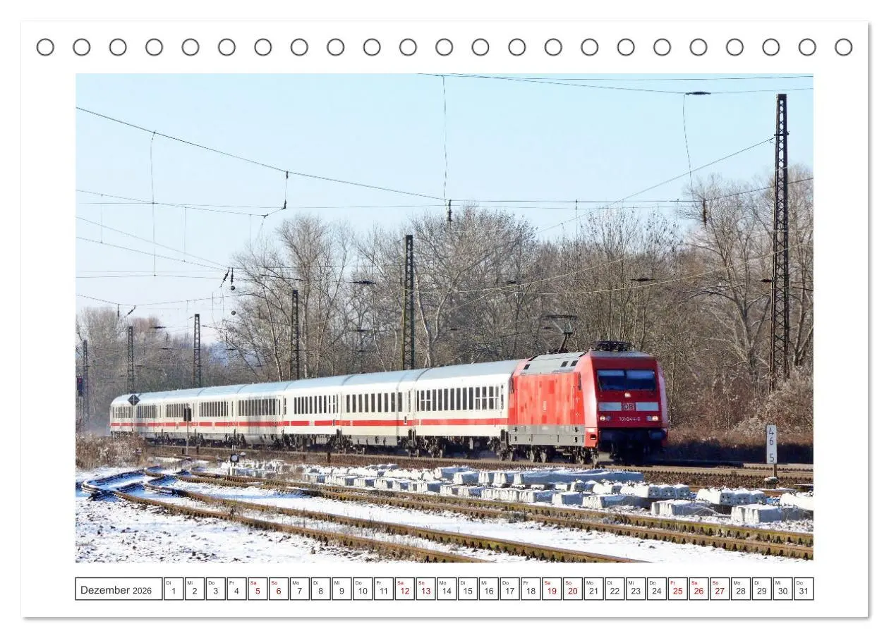 Bild: 9783457372531 | Die Baureihe 101 der Deutschen Bahn (Tischkalender 2026 DIN A5...
