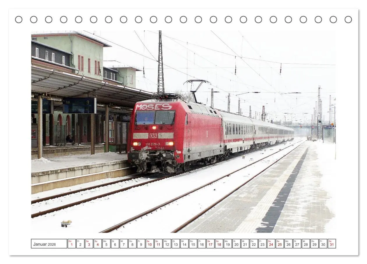 Bild: 9783457372531 | Die Baureihe 101 der Deutschen Bahn (Tischkalender 2026 DIN A5...