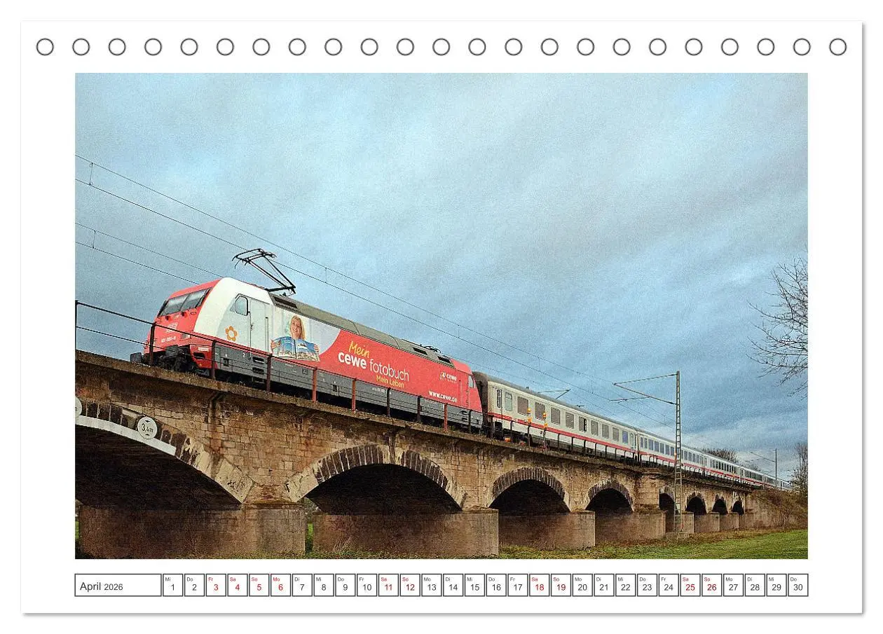 Bild: 9783457372531 | Die Baureihe 101 der Deutschen Bahn (Tischkalender 2026 DIN A5...
