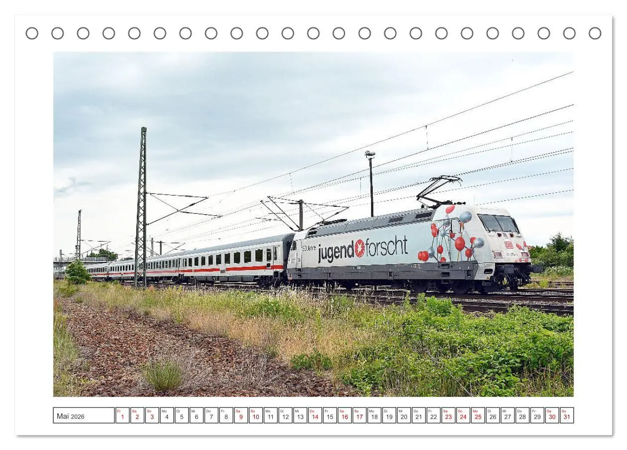 Bild: 9783457372531 | Die Baureihe 101 der Deutschen Bahn (Tischkalender 2026 DIN A5...