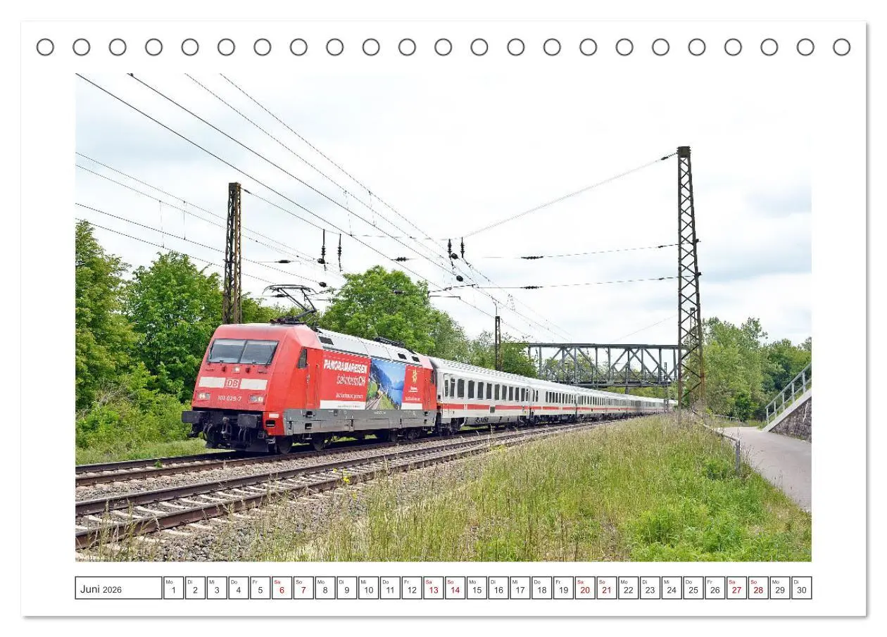 Bild: 9783457372531 | Die Baureihe 101 der Deutschen Bahn (Tischkalender 2026 DIN A5...