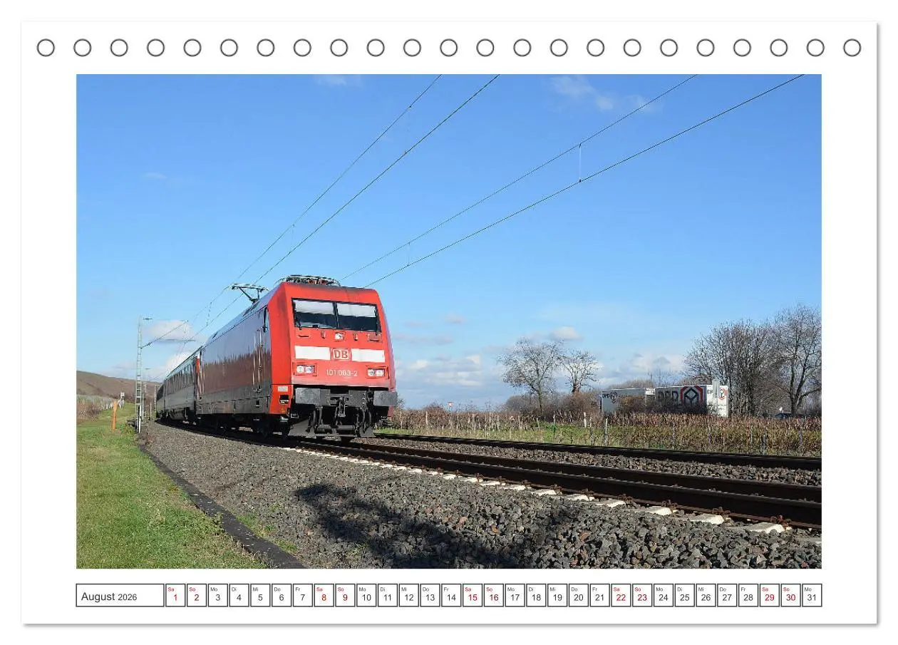Bild: 9783457372531 | Die Baureihe 101 der Deutschen Bahn (Tischkalender 2026 DIN A5...