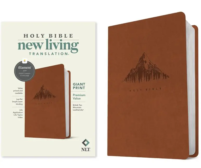 Cover: 9781496482631 | NLT Giant Print Premium Value Bible, Filament Enabled (Leatherlike,...