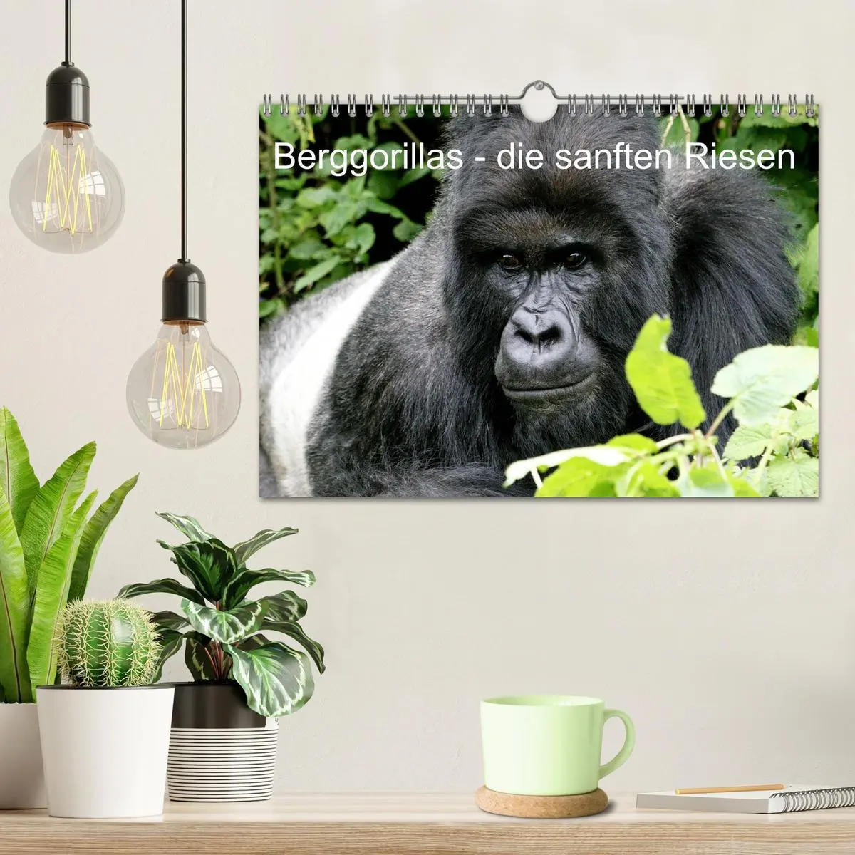 Bild: 9783516142631 | Berggorillas - die sanften Riesen (Wandkalender 2026 DIN A4 quer),...