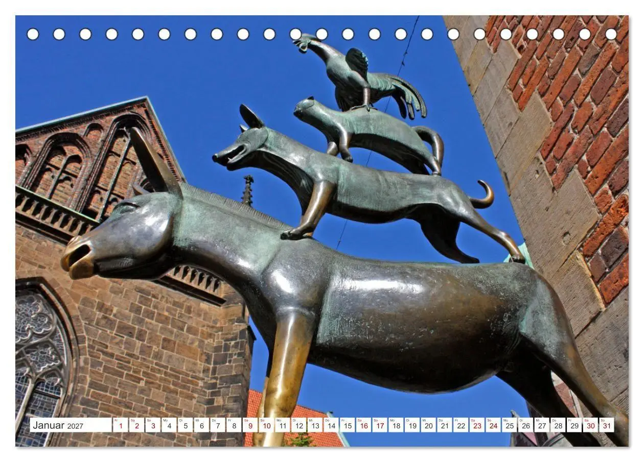 Bild: 9783569472631 | Ansichten von Bremen und Bremerhaven (Tischkalender 2027 DIN A5...
