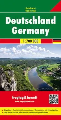 Cover: 9783850842631 | Deutschland, Autokarte 1:700.000 | freytag &amp; berndt | (Land-)Karte