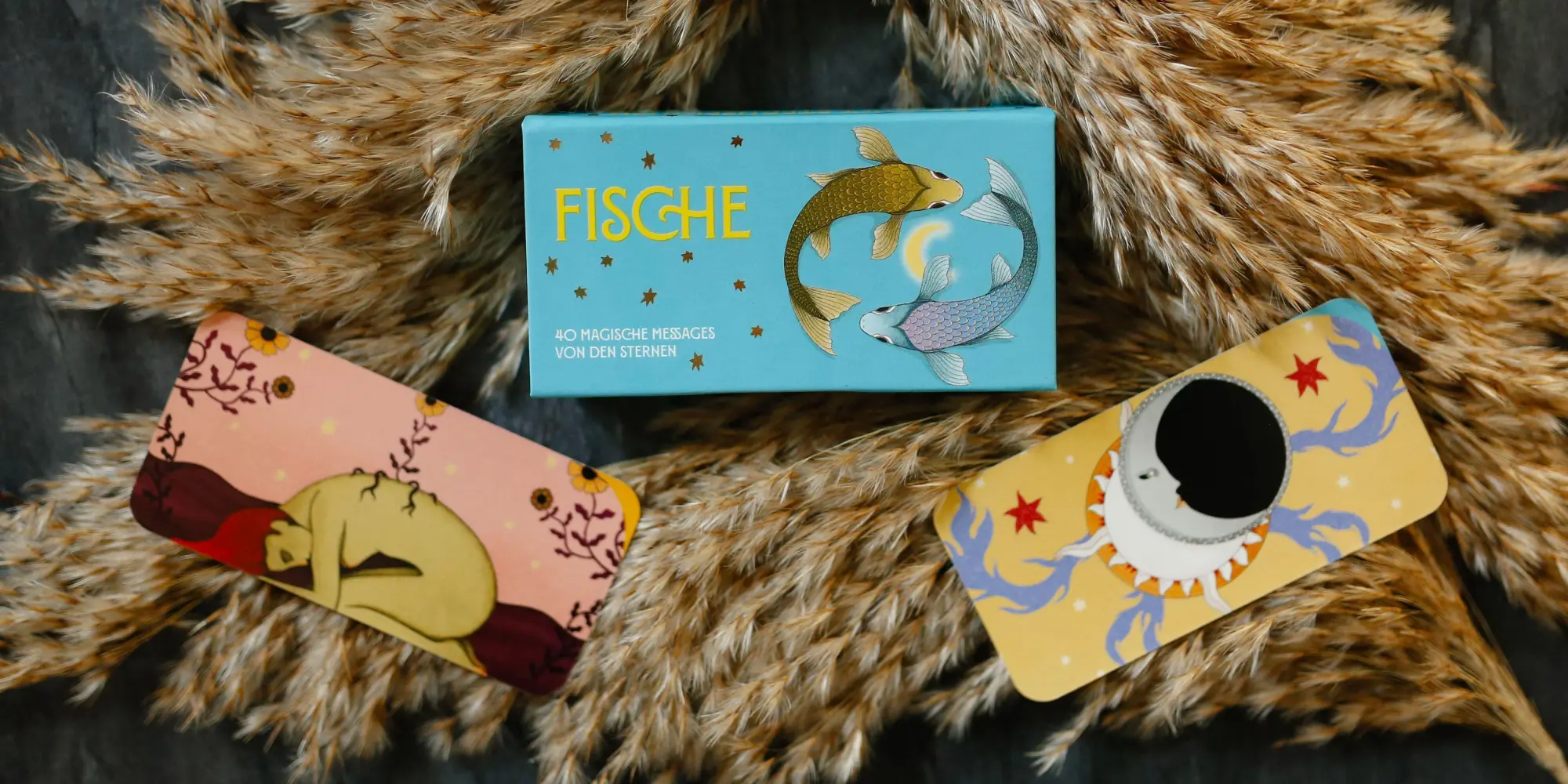 Bild: 4250375102731 | Sternzeichen Fische 40 Karten in Magnetschachtel mit Metallicfolie...