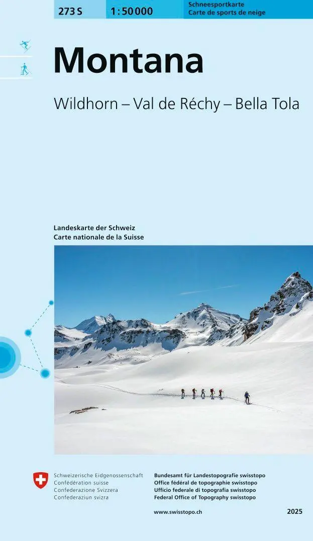 Cover: 9783302502731 | 273S Montana Schneesportkarte | Wildhorn - Val de Réchy - Bella Tola