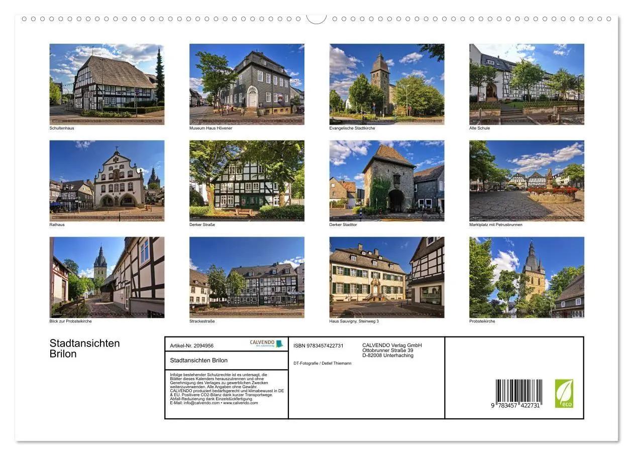 Bild: 9783457422731 | Stadtansichten Brilon (hochwertiger Premium Wandkalender 2026 DIN...