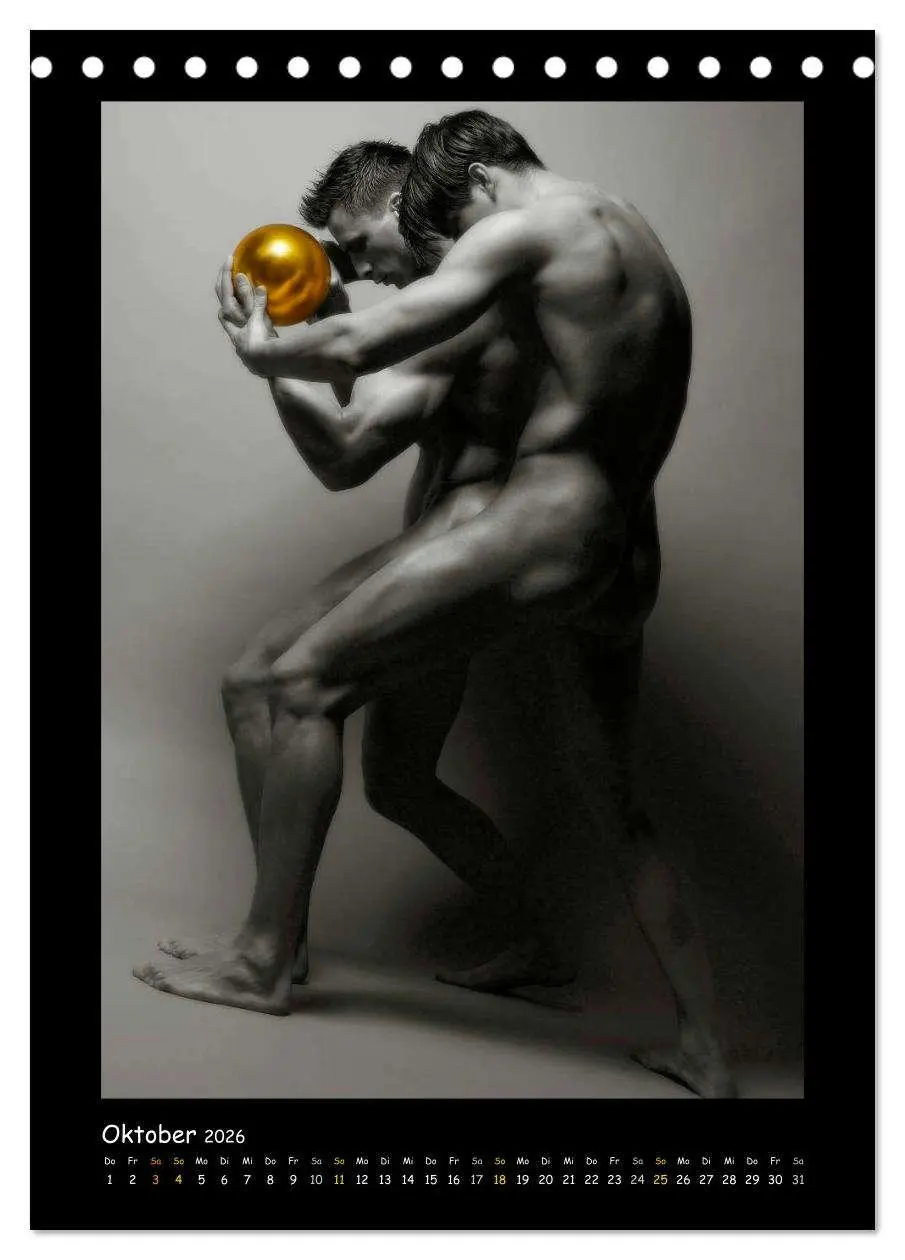 Bild: 9783516442731 | Golden Ball - Männer Akte (Tischkalender 2026 DIN A5 hoch),...