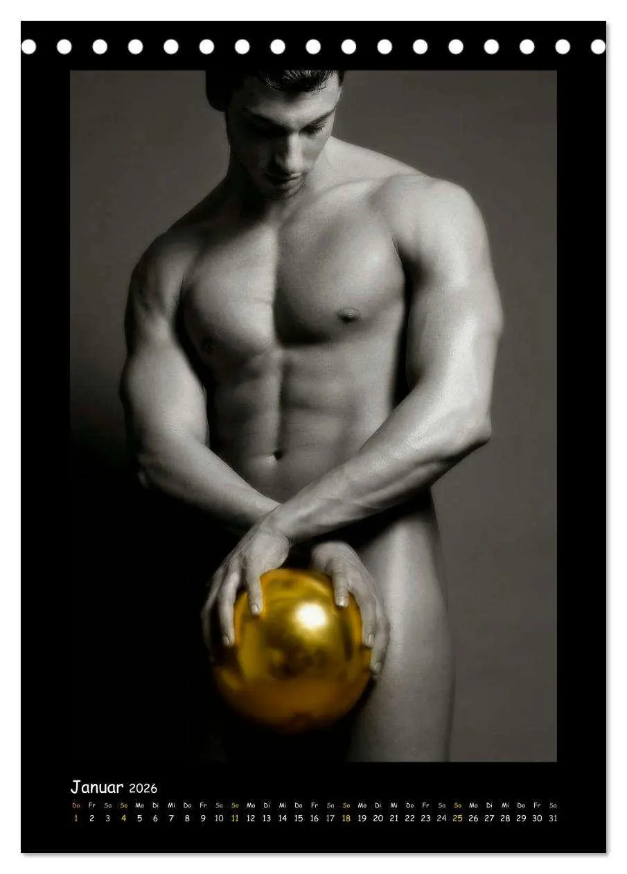 Bild: 9783516442731 | Golden Ball - Männer Akte (Tischkalender 2026 DIN A5 hoch),...