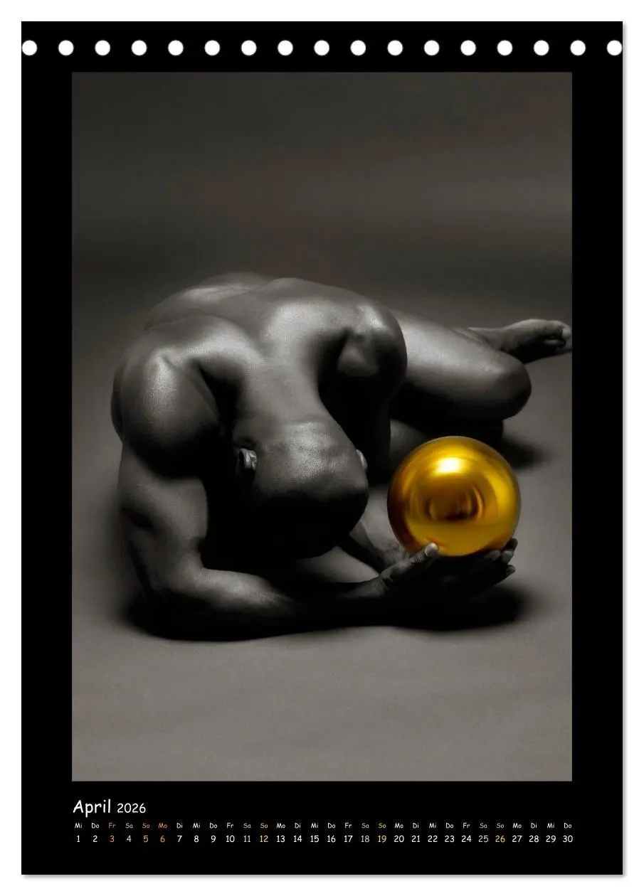 Bild: 9783516442731 | Golden Ball - Männer Akte (Tischkalender 2026 DIN A5 hoch),...