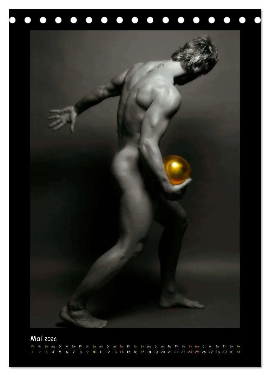 Bild: 9783516442731 | Golden Ball - Männer Akte (Tischkalender 2026 DIN A5 hoch),...