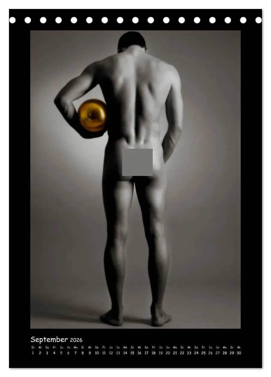 Bild: 9783516442731 | Golden Ball - Männer Akte (Tischkalender 2026 DIN A5 hoch),...