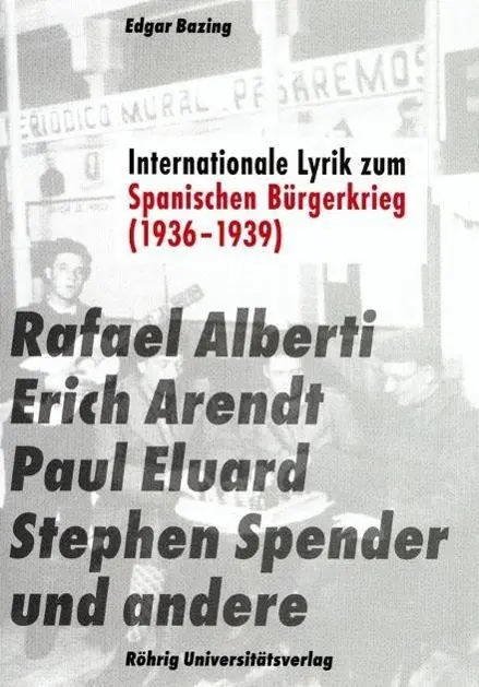 Cover: 9783861102731 | Bazing, E: Internationale Lyrik zum Spanischen Bürgerkrieg | Bazing
