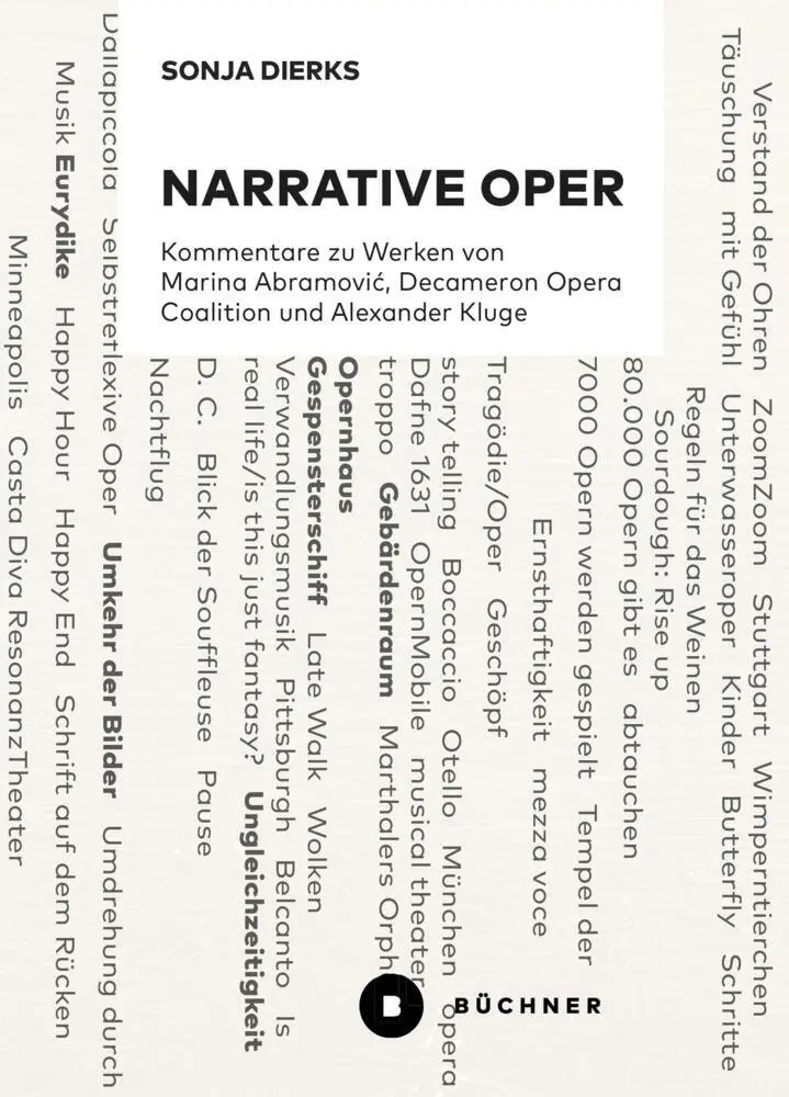 Cover: 9783963172731 | Narrative Oper | Sonja Dierks | Taschenbuch | 110 S. | Deutsch | 2021