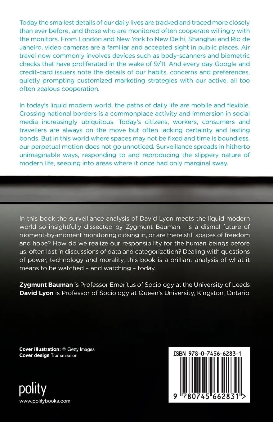 Rückseite: 9780745662831 | Liquid Surveillance | A Conversation | Zygmunt Bauman (u. a.) | Buch
