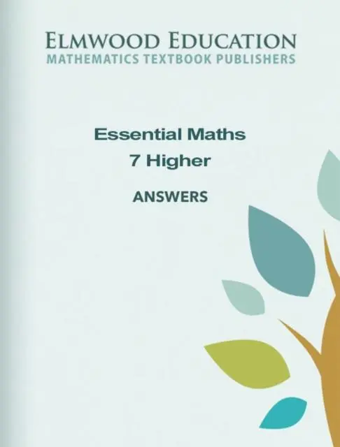 Cover: 9781906622831 | Essential Maths 7 Higher Answers | David Rayner (u. a.) | Taschenbuch