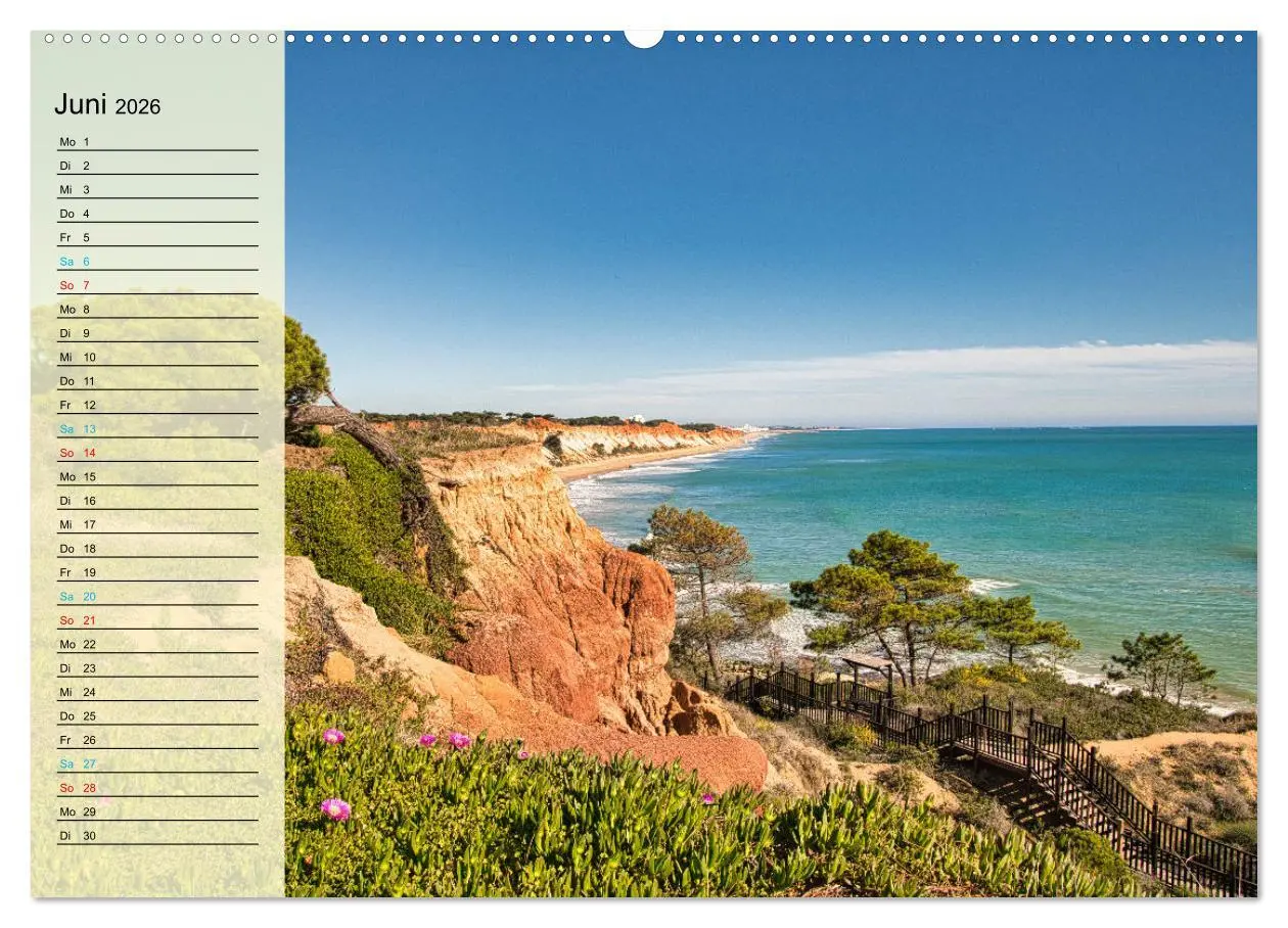 Bild: 9783457652831 | Die Küste der Algarve (Wandkalender 2026 DIN A2 quer), CALVENDO...