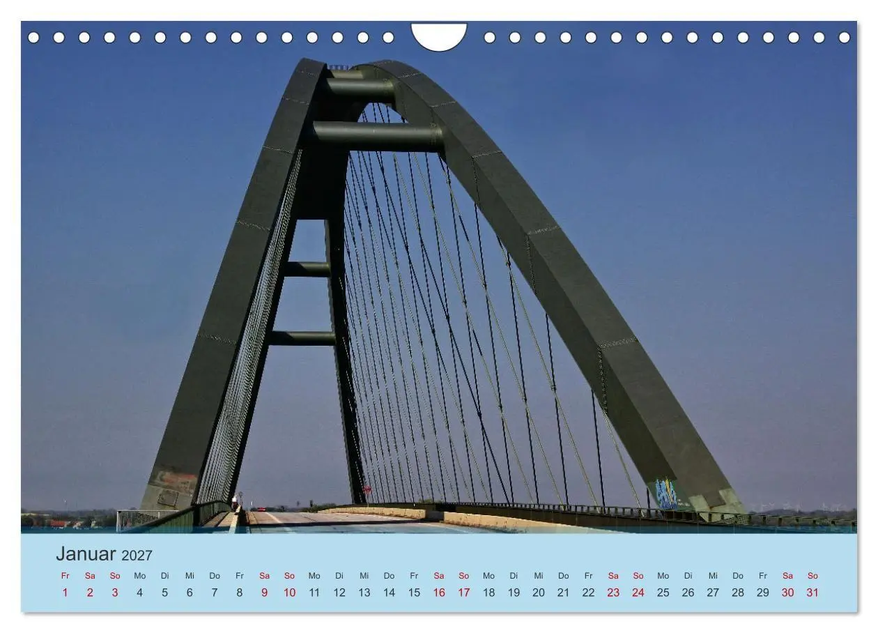 Bild: 9783569522831 | Fehmarnsund Brücke (Wandkalender 2027 DIN A4 quer), CALVENDO...