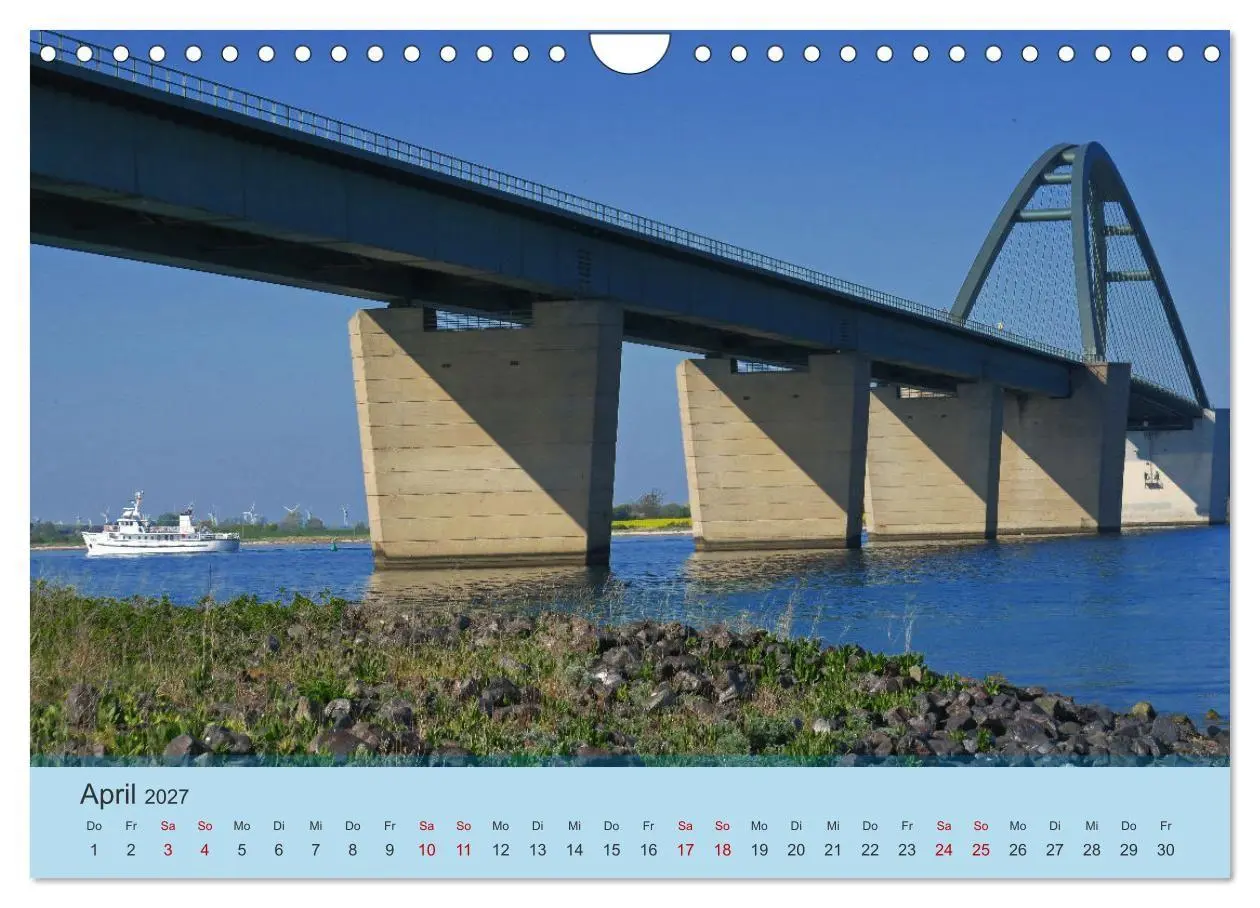 Bild: 9783569522831 | Fehmarnsund Brücke (Wandkalender 2027 DIN A4 quer), CALVENDO...