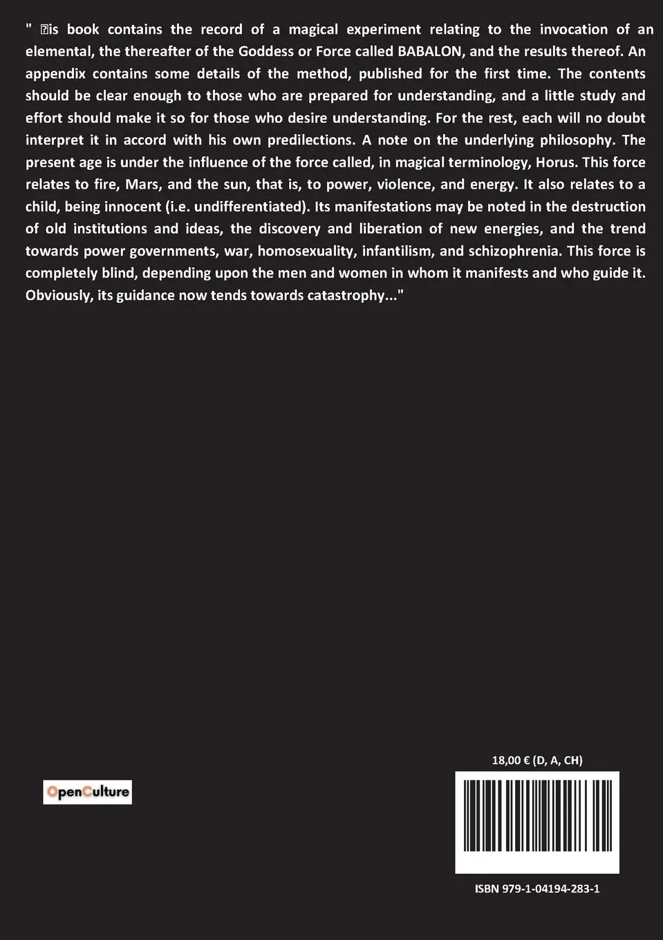 Rückseite: 9791041942831 | The Collected Writings of Jack Parsons | Jack Whiteside Parsons | Buch