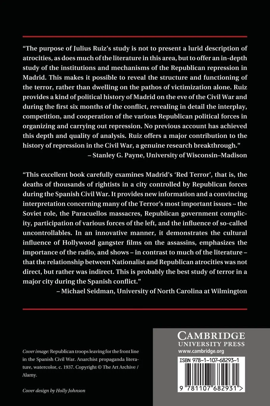 Rückseite: 9781107682931 | The 'Red Terror' and the Spanish Civil War | Julius Ruiz | Taschenbuch