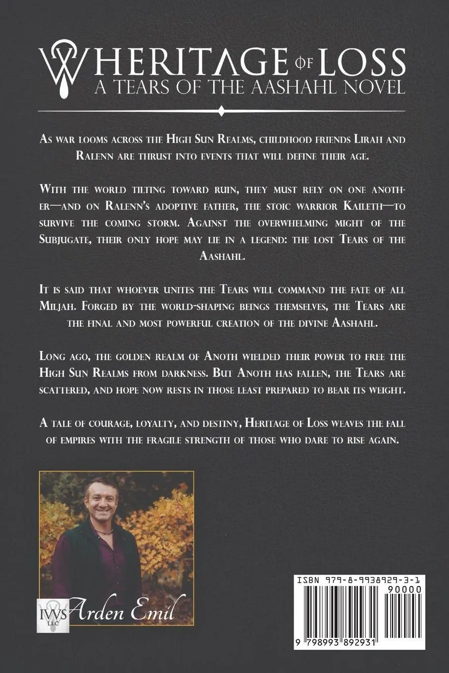 Rückseite: 9798993892931 | Heritage of Loss | A Tears of the Aashahl novel | Arden Emil | Buch
