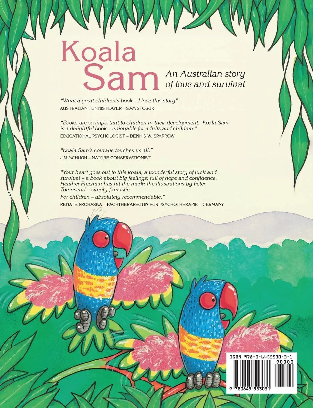 Rückseite: 9780645553031 | Koala Sam | An Australian story of love and survival | Heather Freeman