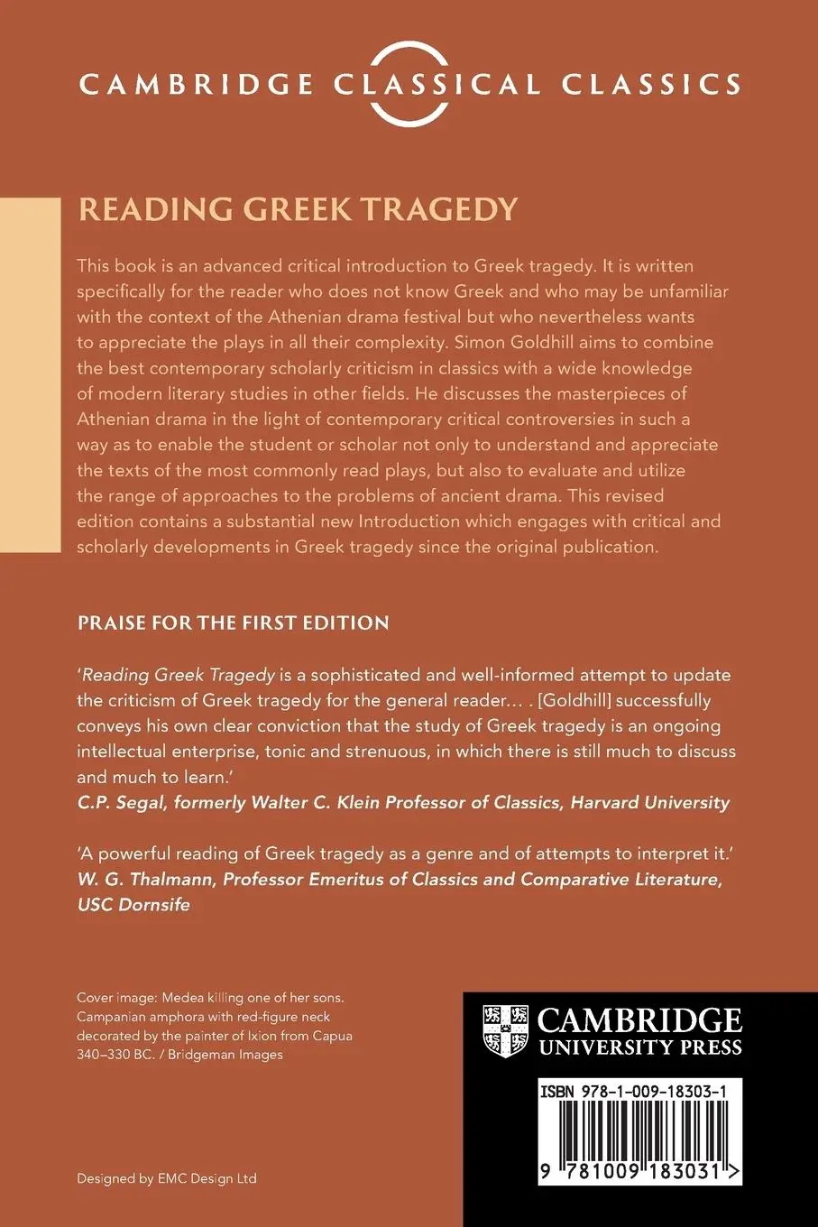 Rückseite: 9781009183031 | Reading Greek Tragedy | Simon Goldhill | Taschenbuch | Englisch | 2023
