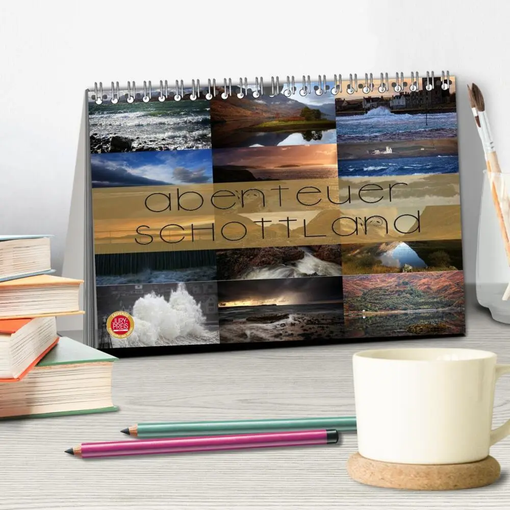 Bild: 9783435753031 | Abenteuer Schottland (Tischkalender 2025 DIN A5 quer), CALVENDO...