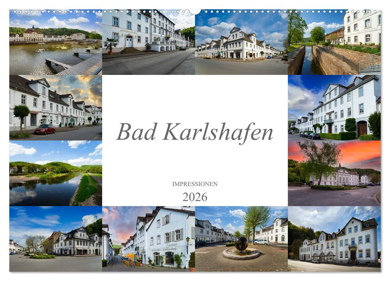Cover: 9783457603031 | Bad Karlshafen Impressionen (Wandkalender 2026 DIN A2 quer),...