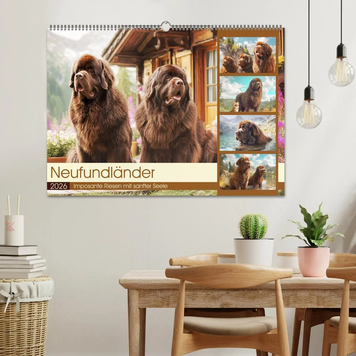 Bild: 9783457773031 | Neufundländer. Imposante Riesen mit sanfter Seele (Wandkalender...