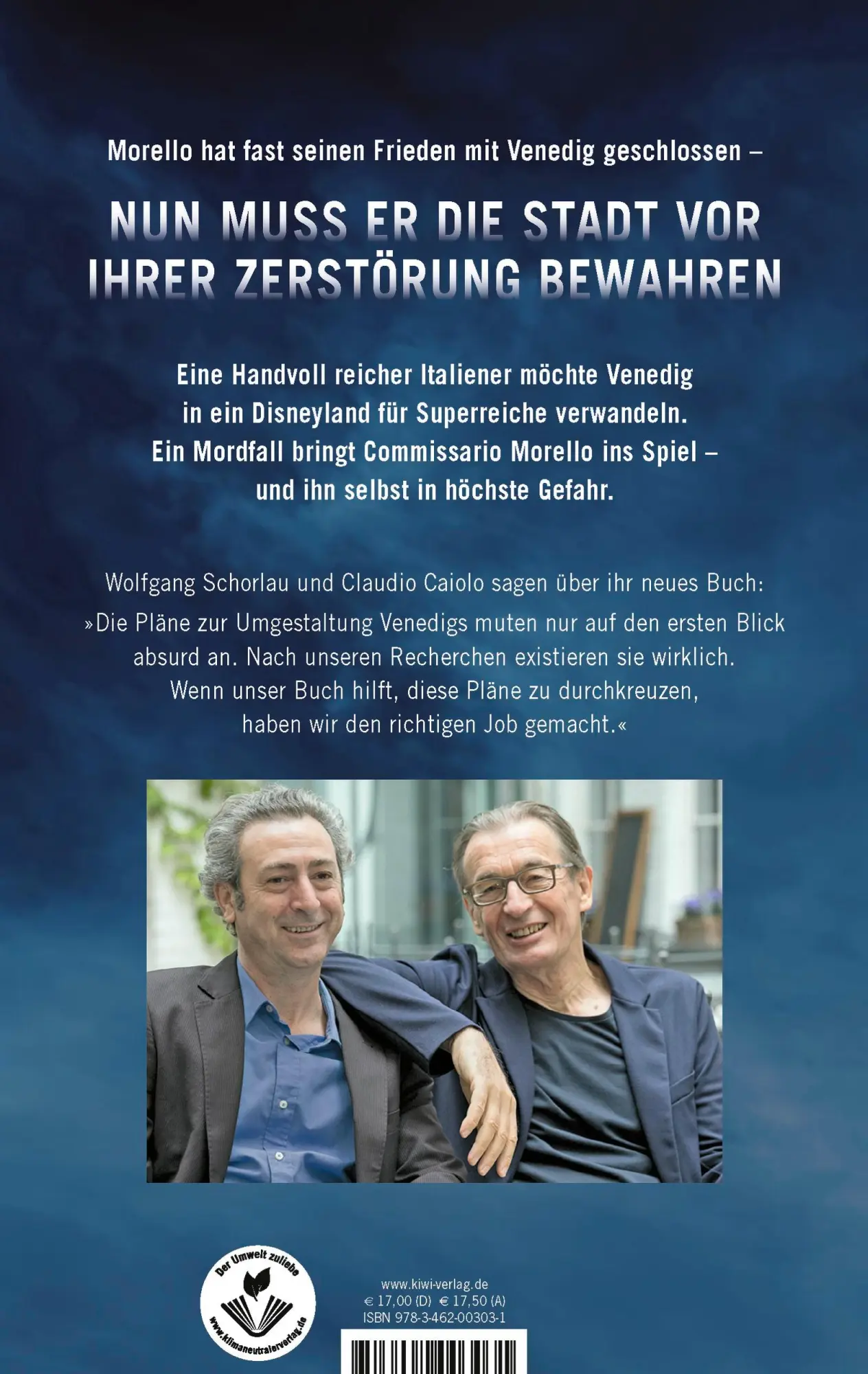 Rückseite: 9783462003031 | Falsche Freunde | Commissario Morello ermittelt in Venedig | Buch