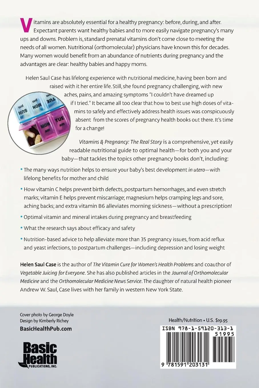 Rückseite: 9781591203131 | Vitamins &amp; Pregnancy | Helen Saul Case | Taschenbuch | Englisch | 2016