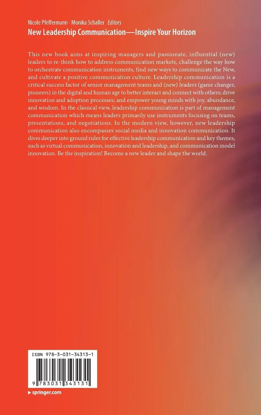 Rückseite: 9783031343131 | New Leadership Communication-Inspire Your Horizon | Schaller (u. a.)
