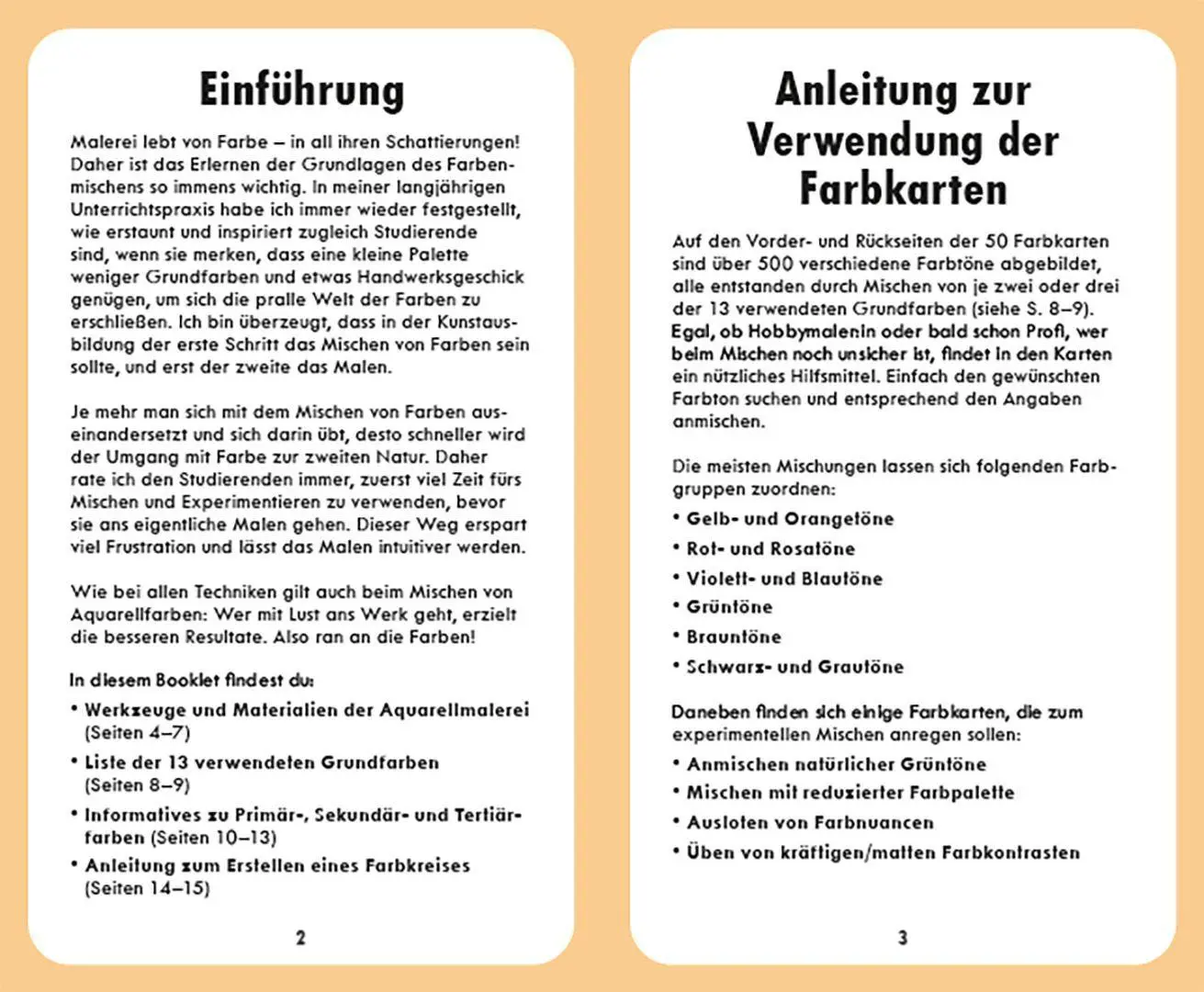 Bild: 9783258603131 | Aquarellfarben mischen - das Kartenset | Julie Collins | Schachtel