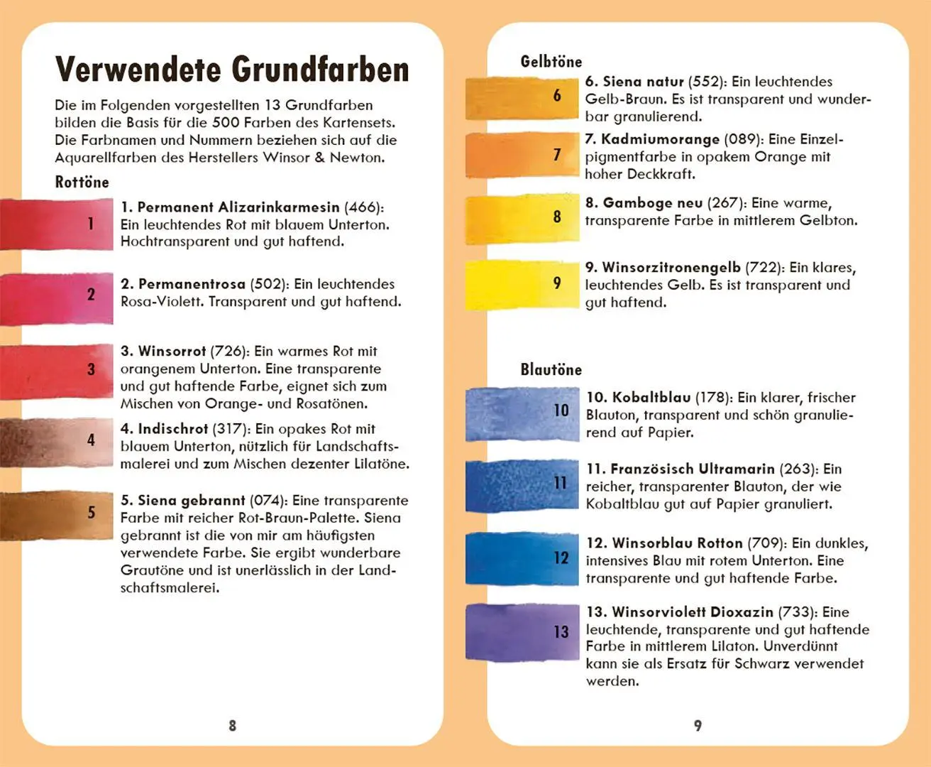 Bild: 9783258603131 | Aquarellfarben mischen - das Kartenset | Julie Collins | Schachtel