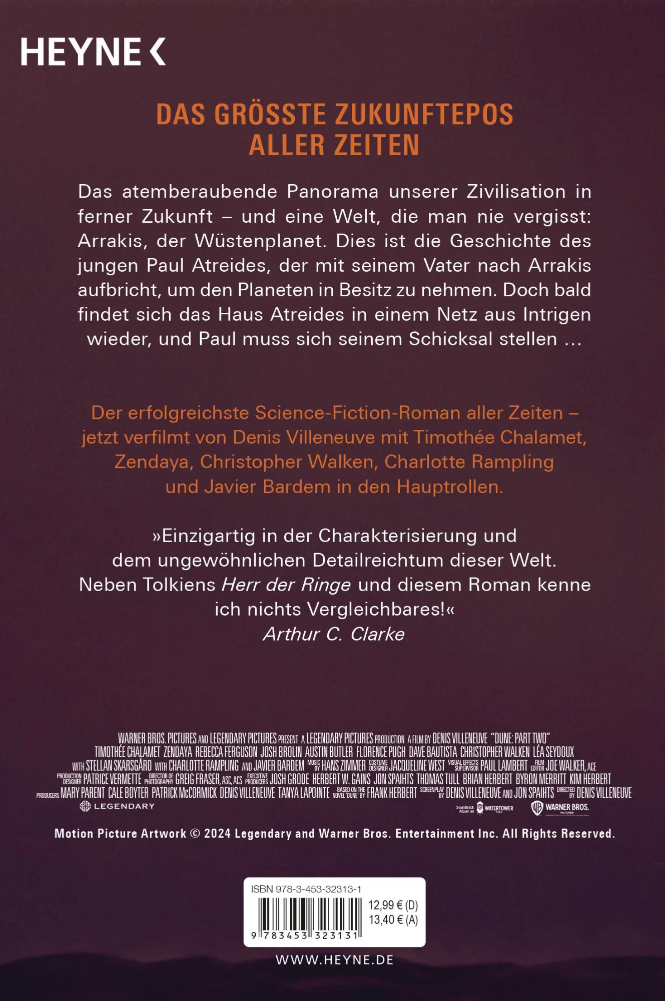 Bild: 9783453323131 | Dune - Der Wüstenplanet | Roman | Frank Herbert | Taschenbuch | 800 S. Bild: 9783453323131 | Dune - Der Wüstenplanet | Roman | Frank Herbert | Taschenbuch | 800 S.