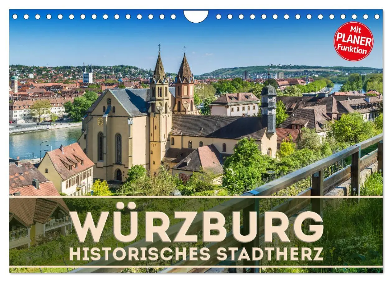 Cover: 9783457903131 | WÜRZBURG Historisches Stadtherz (Wandkalender 2026 DIN A4 quer),...