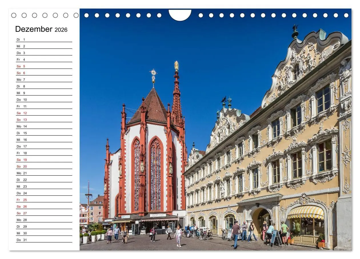 Bild: 9783457903131 | WÜRZBURG Historisches Stadtherz (Wandkalender 2026 DIN A4 quer),...