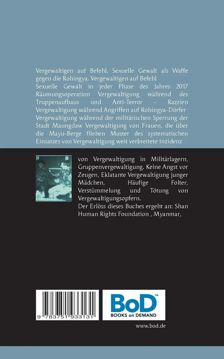 Rückseite: 9783751933131 | Mädchen und Kinder Vergewaltigungen in Maungdaw, Myanmar auf Befehl!