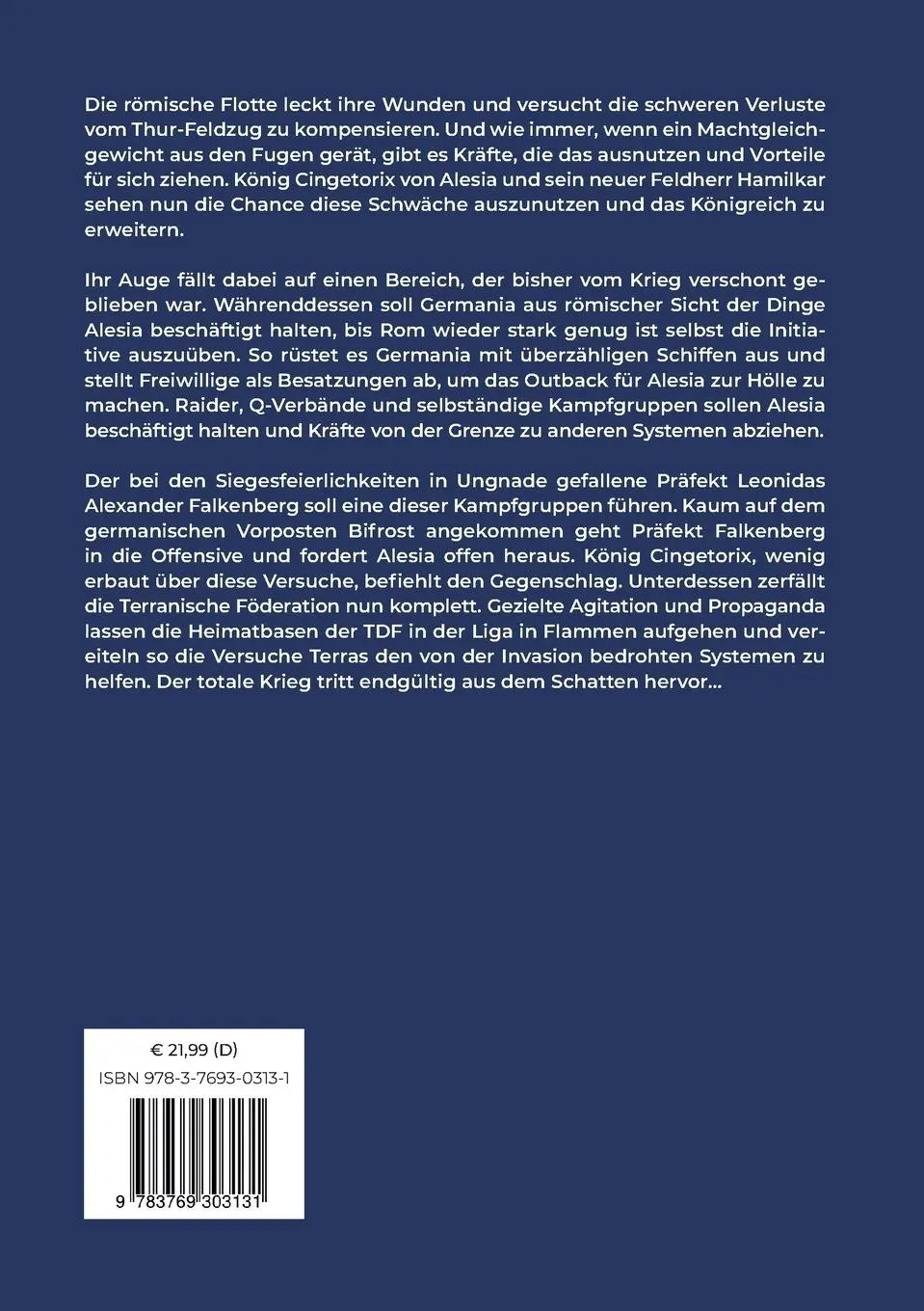 Rückseite: 9783769303131 | SPQR - Der Falke von Rom: Teil 12 Schattenspiele | Rauschenberger