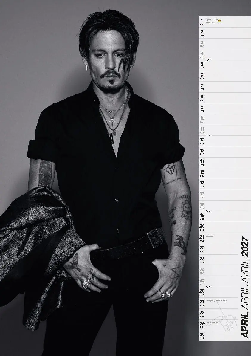 Bild: 9798893613131 | Johnny Depp 2027 Offizieller Kalender | Johnny Depp | Kalender | 14 S.
