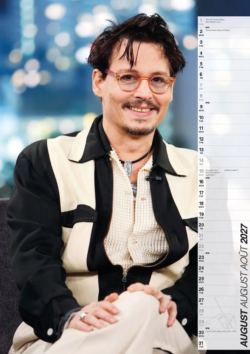 Bild: 9798893613131 | Johnny Depp 2027 Offizieller Kalender | Johnny Depp | Kalender | 14 S.