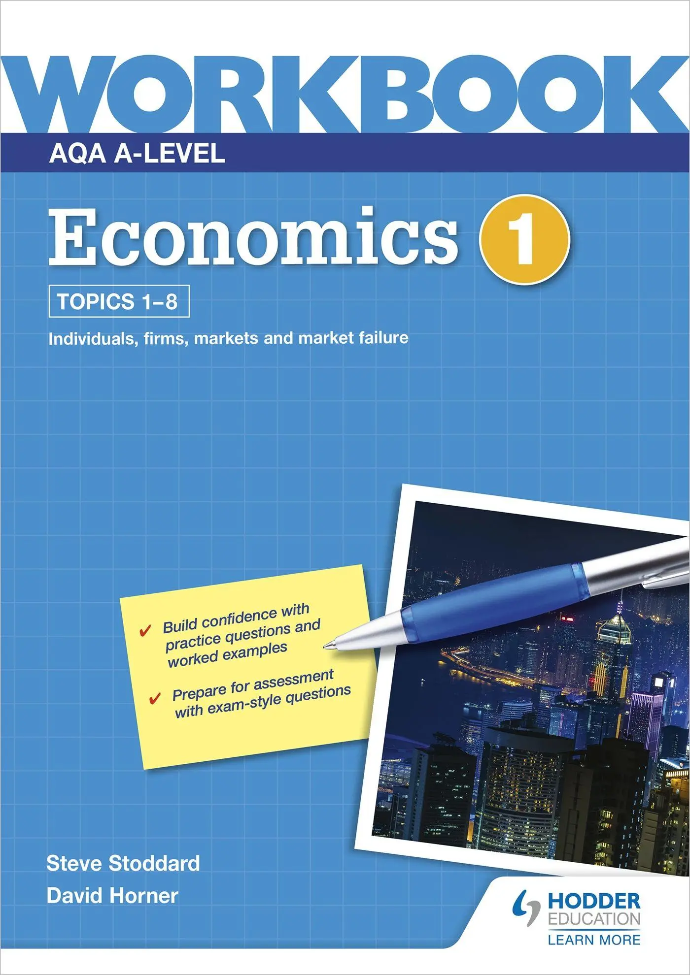 Cover: 9781510483231 | AQA A-Level Economics Workbook 1 | David Horner (u. a.) | Taschenbuch